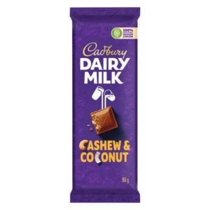 Cadbury Slab Cashew And Coconut 80gr