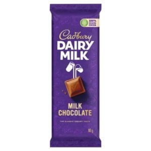 Cadbury Slab Dairy Milk 80gr