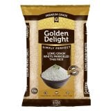 Golden Delight Long Grain White Parboiled Thai Rice Brown Bag 5kg
