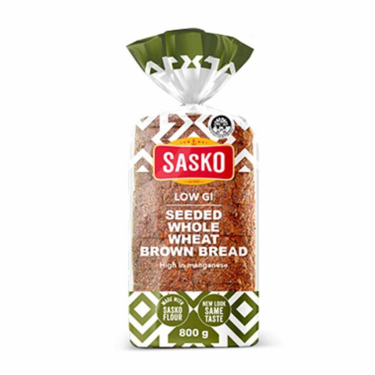 Sasko Bread Low Gi Brown Seed 800g Superb Hyper