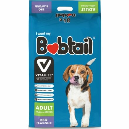 Bobtail Small to Medium Dry Dog Food BBQ Flavoured 8kg Superb Hyper