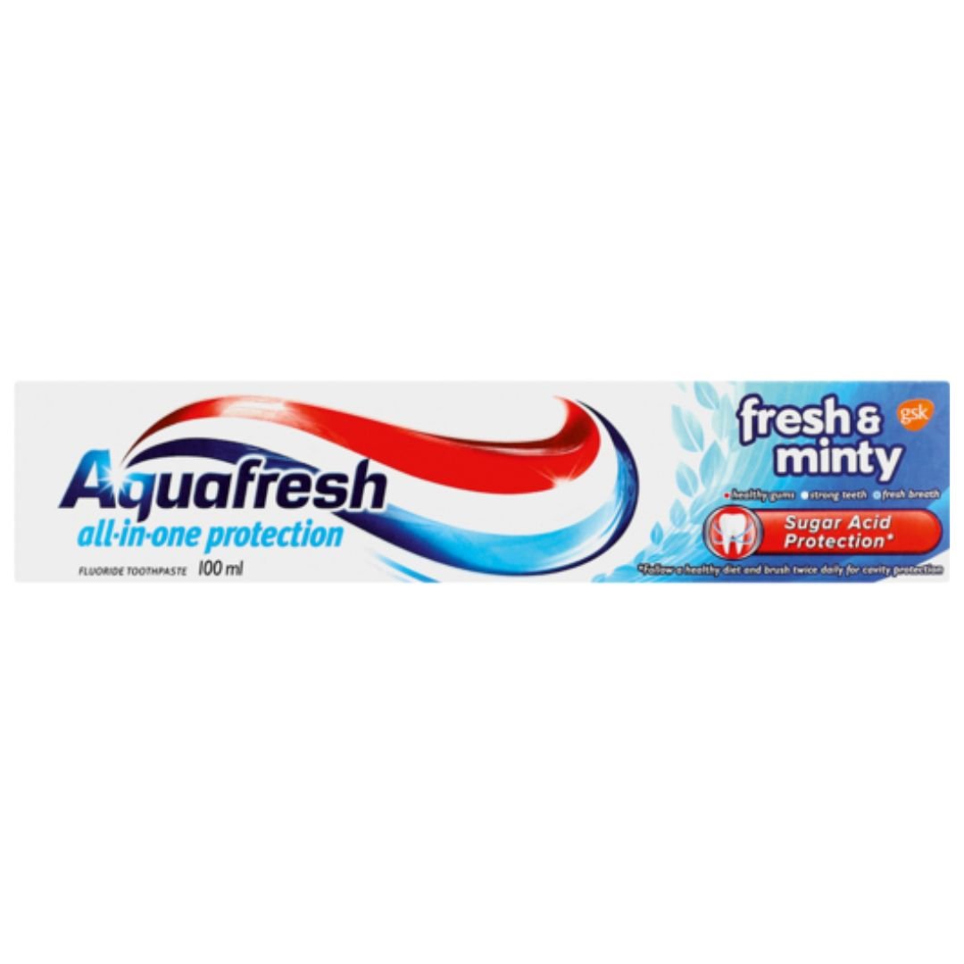 Aquafresh Toothpaste Fresh And Minty 100ml - Superb Hyper