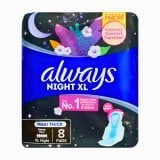 Always Pads Maxi Extra Long Night Sanitary 8s
