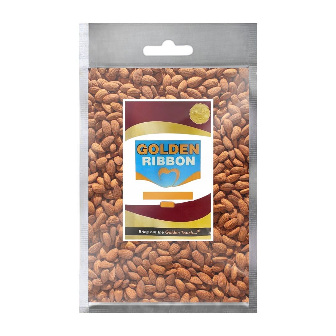 Golden Ribbon Almonds Whole 100gr