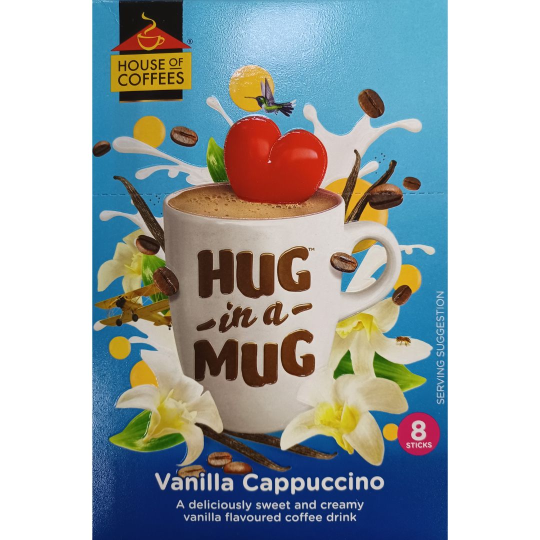 Hug In A Mug Vanilla Cappuccino 8x24g Superb Hyper