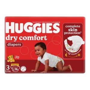 Huggies Dry Comfort Jumbo Pack Size 3 Diapers 76's