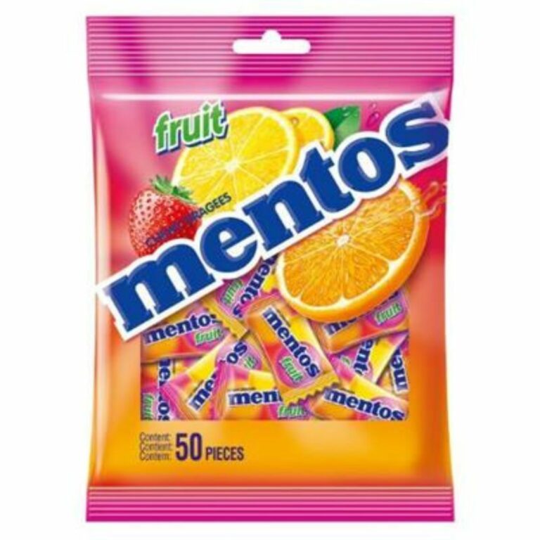 Mentos Chewy Candy Fruit 50s Superb Hyper