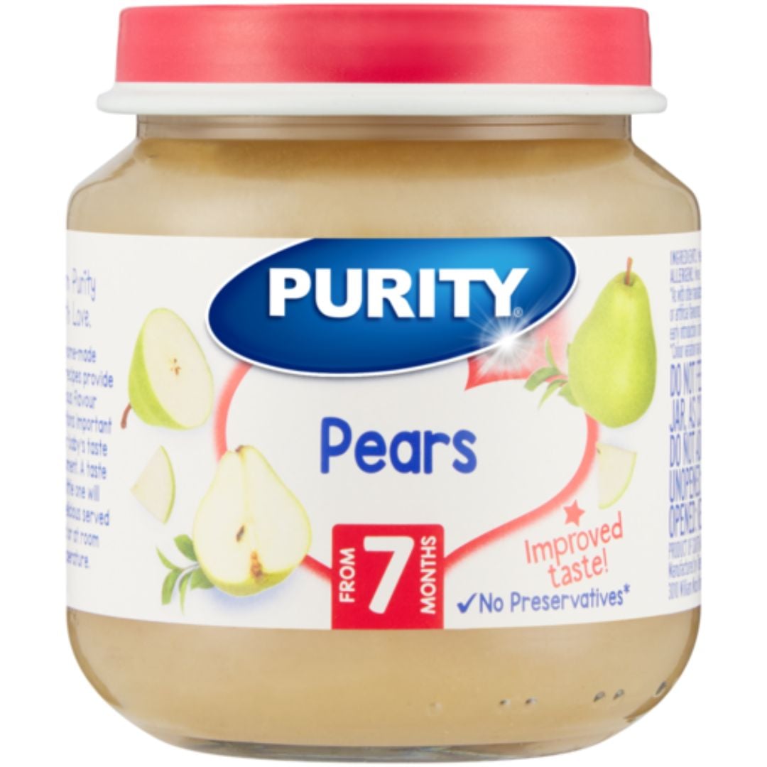 Purity 7 2nd Baby Food Pears 1x125ml – Superb Hyper