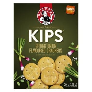 Bakers Kips Cracker Spring Onion 200gr