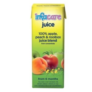 Infacare Juice 100% Apple/Peach/Rooibos 200ml