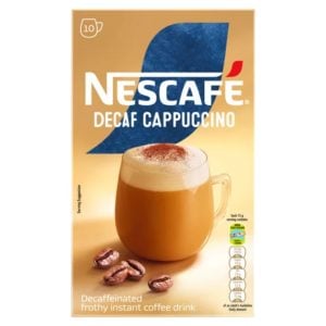 Nescafe Gold Cappuccino Decaf 10s