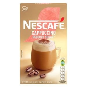 Nescafe Gold Cappuccino Reduced Sugar 10s