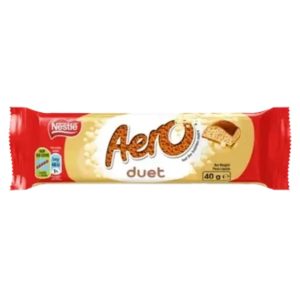 Nestle Aero Duet Milk Chocolate Bar 40gr