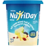 Nutriday Fruit Mixed Fruit And Custard Yoghurt 900gr