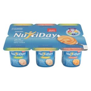 Nutriday Smooth Mixed Fruit, Pineapple And Mango Yoghurt 6x100gr