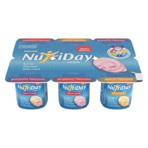 Nutriday Smooth Strawberry, Granadilla And Apricot Yoghurt 6x100gr