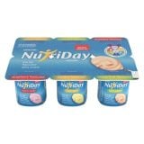 Nutriday Smooth Strawberry, Mixed Fruit And Banana Yoghurt 6x100gr