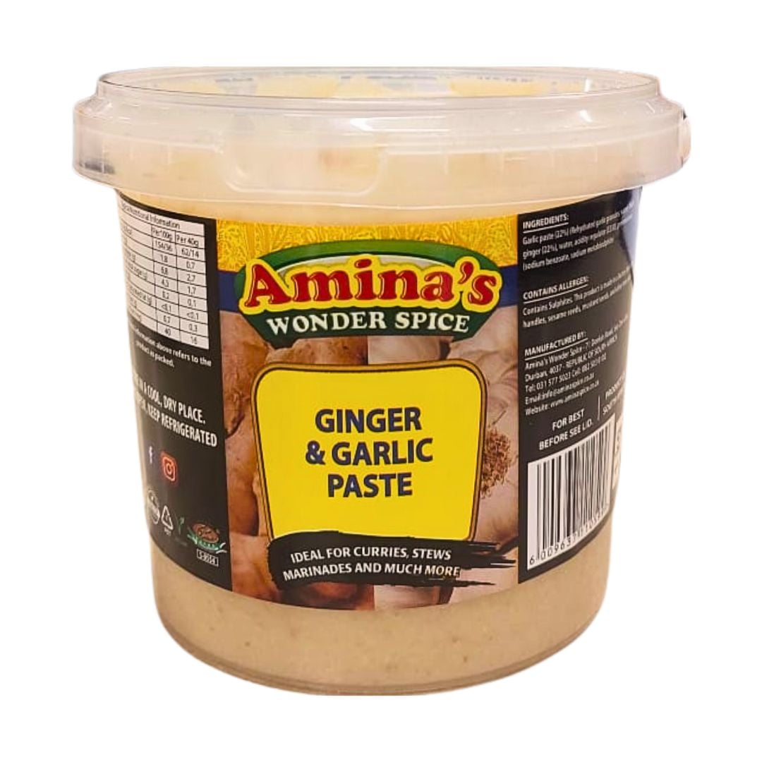 Amina's Wonder Spice Ginger And Garlic Paste 1kg