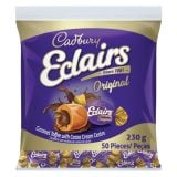 Cadbury Eclairs Caramel Toffee With Cocoa Cream Centre 50s
