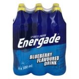 Energade Sports Drink Blueberry Flavoured 6x500ml