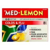 Med-Lemon Hot Medication With Vitamin C Sachets 8s