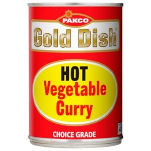 Pakco Gold Dish Hot Vegetable Curry 415gr