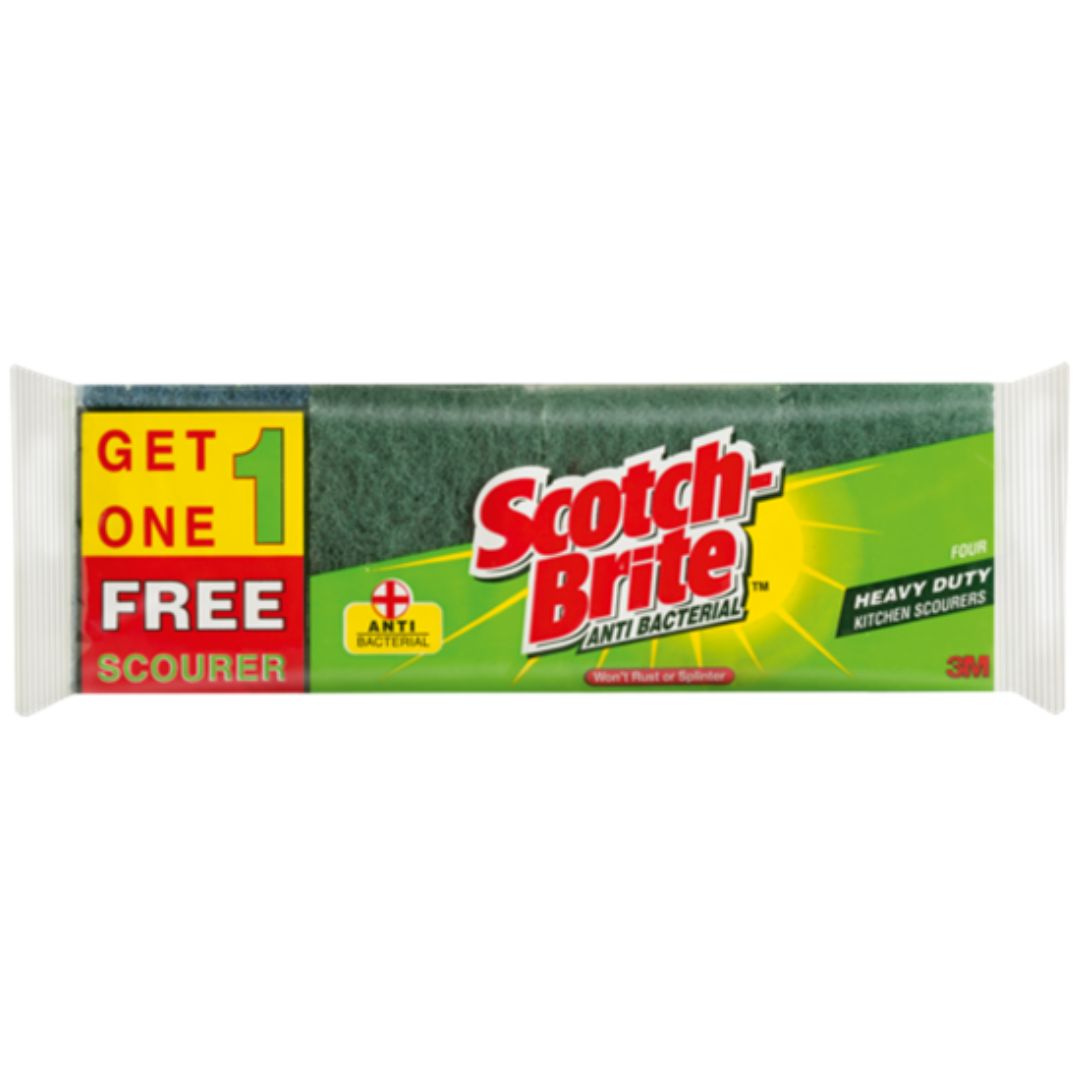 Scotch Brite Anti Bacterial Heavy Duty Scourer 3 Plus 1 Free Superb Hyper scotch-brite-anti-bacterial-heavy-duty-scourer-3-plus-1-free-superb-hyper