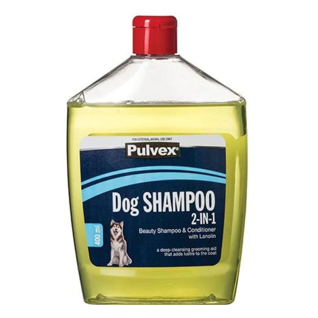 Pulvex 2 In 1 Dog Shampoo And Conditioner 400ml Superb Hyper