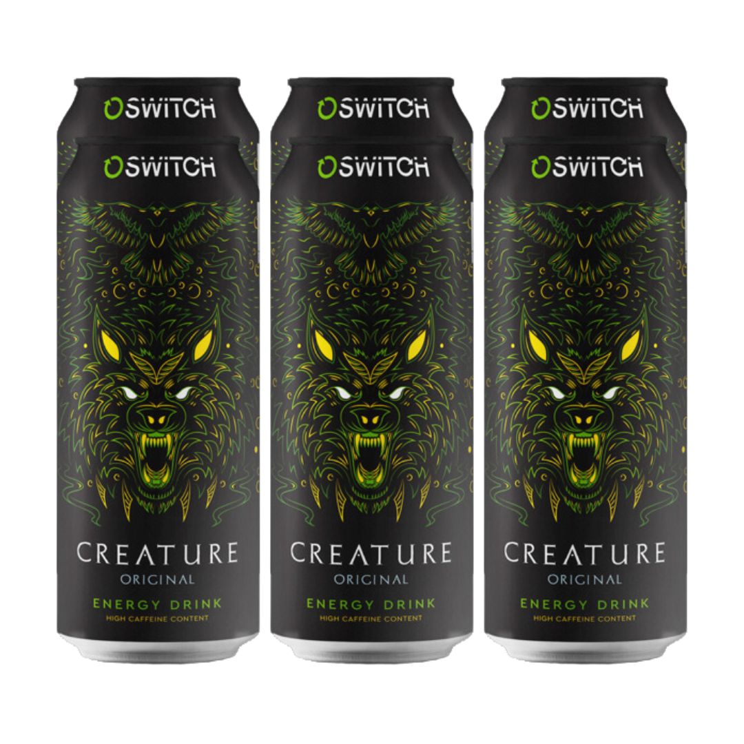 Switch Energy Drink Creature Original Flavour 6x500ml Superb Hyper