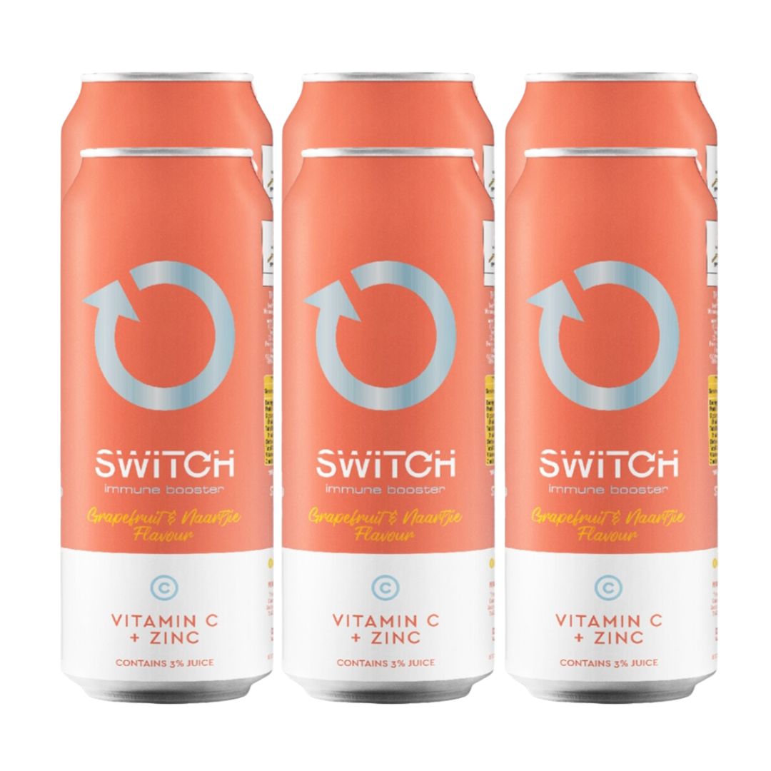 Switch Energy Drink Vitamin C Plus Zinc Grapefruit And Naartjie Flavour ...