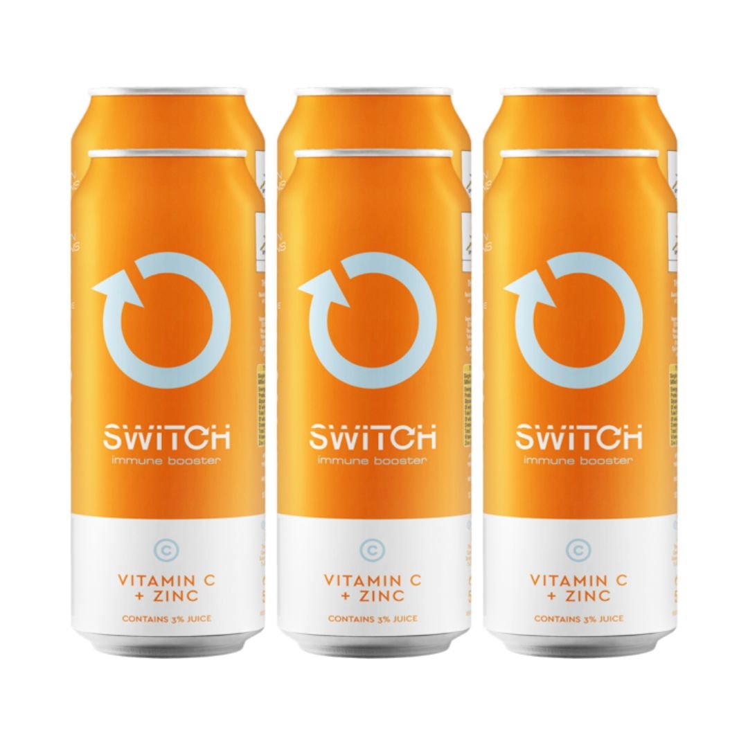 Switch Energy Drink Vitamin C Plus Zinc Immune Booster 6x500ml – Superb ...