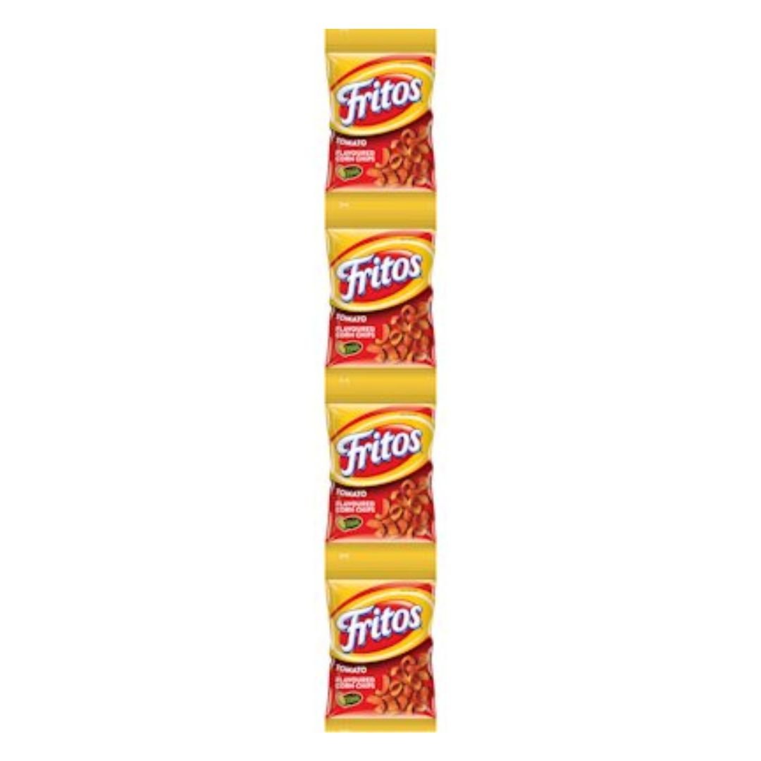 Fritos Tomato Flavoured Corn Chips Strip 4x25gr - Superb Hyper