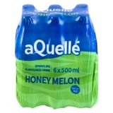 Aquelle Sparkling Water Honey Melon Flavoured 6x500ml