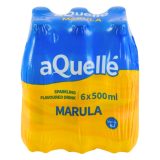 Aquelle Sparkling Water Marula Flavoured 6x500ml