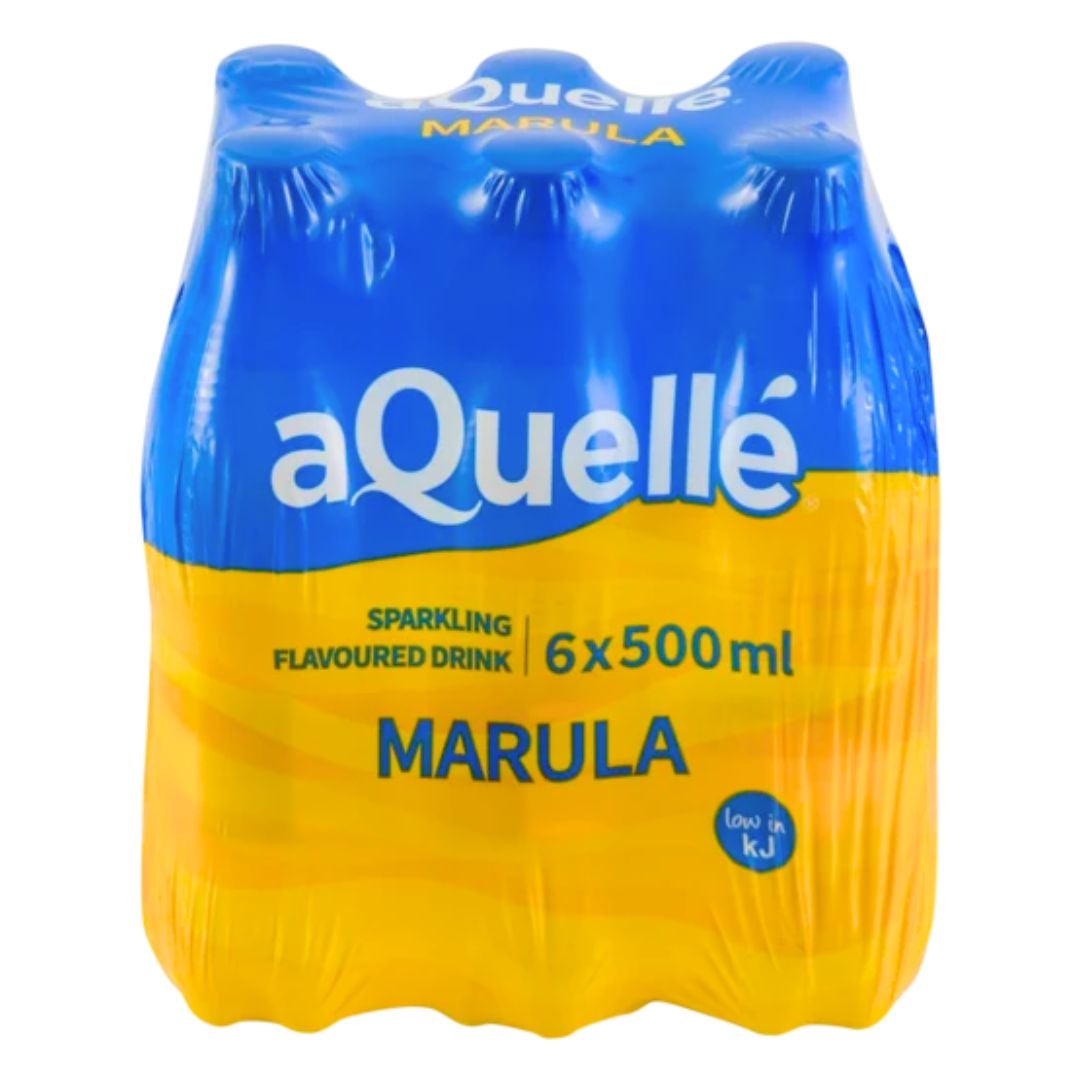 Aquelle Sparkling Water Marula Flavoured 6x500ml