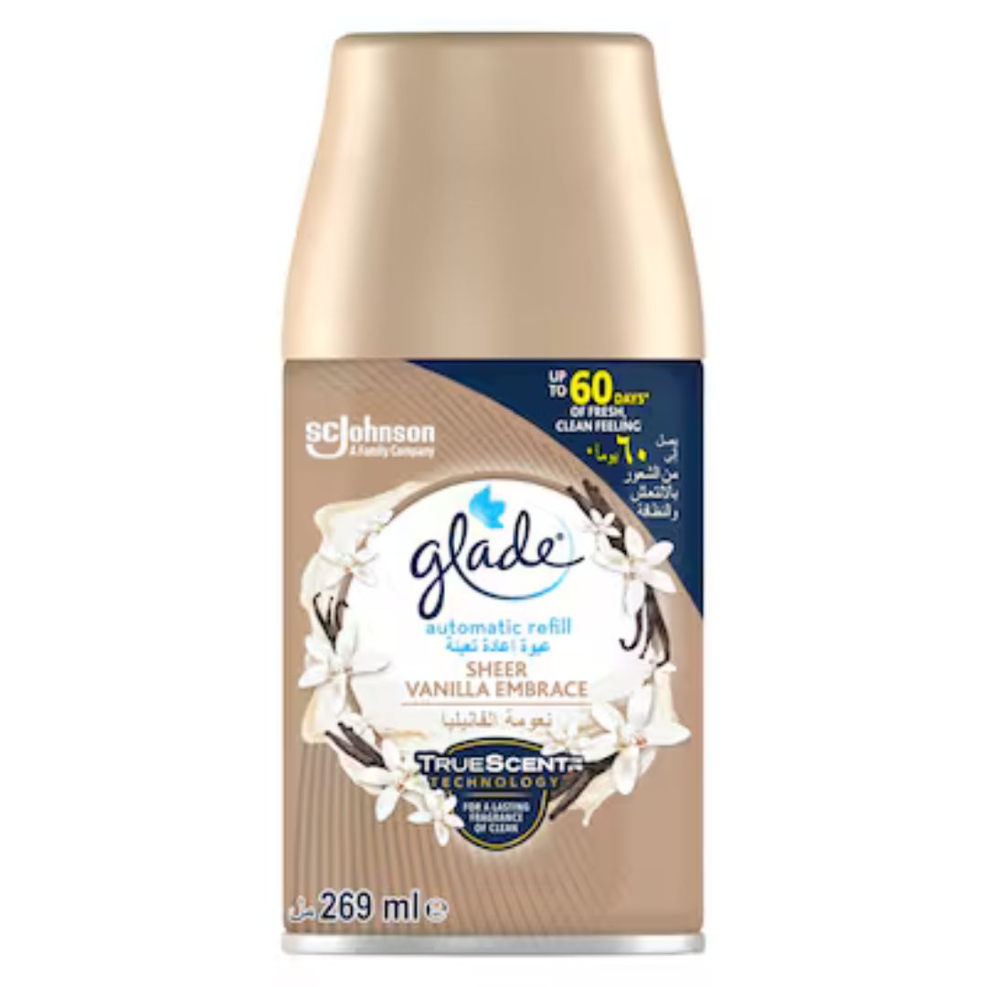 Glade Automatic Air Freshener Refill Sheer Vanilla Embrace 269ml