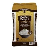 Golden Delight Long Grain White Parboiled Thai Rice Brown Bag 25kg