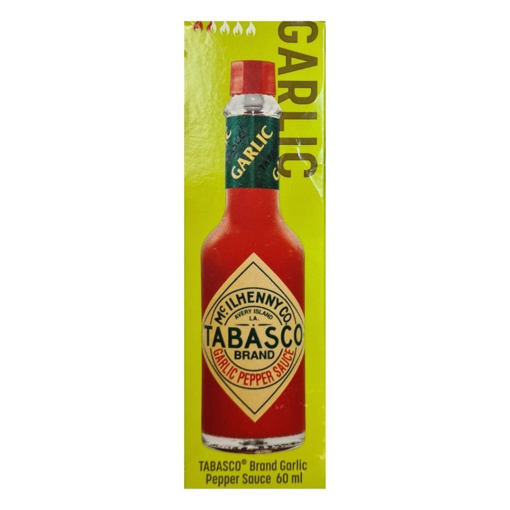 Tabasco Sauce Garlic Pepper 60ml - Superb Hyper