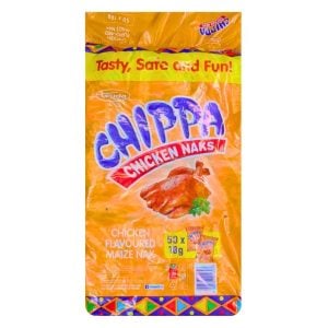 Truda Chippa Naks Roast Chicken Flavoured Maize Nak 50x18gr