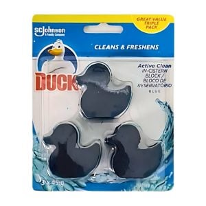 Toilet Duck Active Clean Block Blue Triple Pack 3x45gr