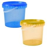 Bucket + Lid Colour Party 1lt - Click On Item For Colour Options
