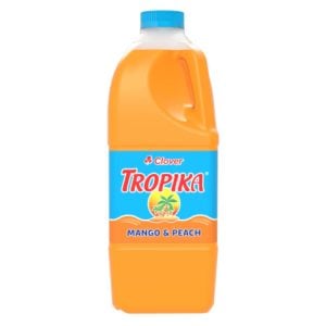 Clover Tropika Jug Mango And Peach Flavoured Dairy Fruit Mix 2lt
