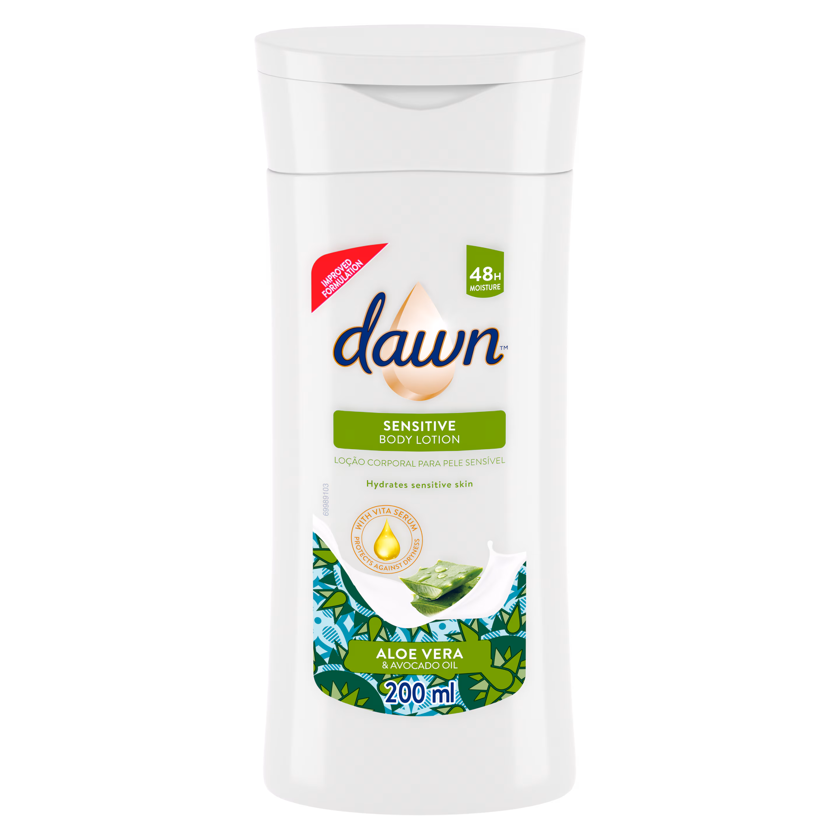 Dawn Aloe Vera And Avocado Oil Soothing Body Lotion 200ml