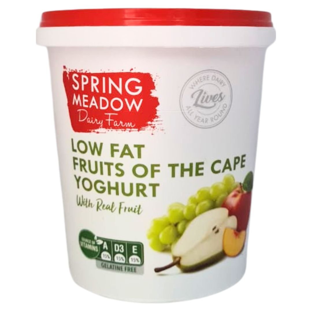 Spring Meadow Low Fat Fruits Of The Cape Yoghurt 1kg – Superb Hyper