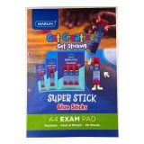 Marlin A4 Exam Pad Punched Feint And Margin 80 Sheets