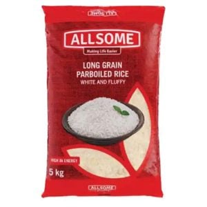 Allsome Long Grain Parboiled White Rice 5kg