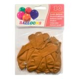 Balloons Plain Gold 10's