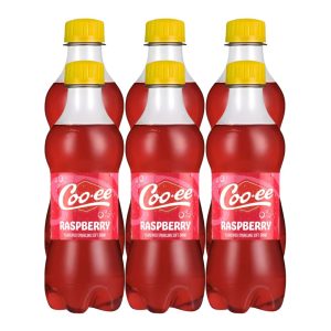 Coo-ee Raspberry Flavoured Soft Drink 6x300ml
