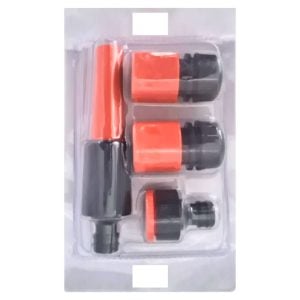 Hose Pipe Fitting Connector 4 Piece Set 19mm