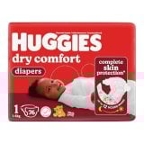 Huggies Dry Comfort Size 1 Mini Value Pack 76s